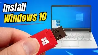 How to Download & Install Windows 10 from USB ⚡ (Step-by-Step) FREE