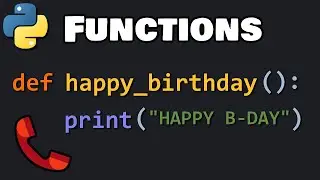 Functions in Python are easy 📞