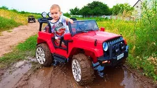 Funny Artur and Adventure with Kids Car Toys