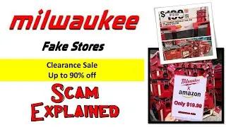 Milwaukee tools Sale Scam found on social media