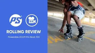 Powerslide Zoom Pro Black 100 skates - Montre's Rolling Review