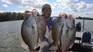 Catching CRAPPIE In The HEAT Of SUMMER!!!