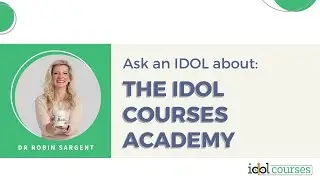 Ask an IDOL (Instructional Designer and Online Learning Developer) about the IDOL courses Academy