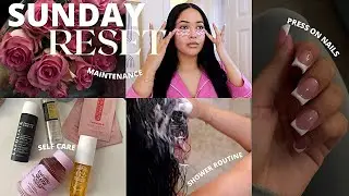 SELF CARE SUNDAY RESET | full body pamper routine, life update, skims haul + feminine hygiene !