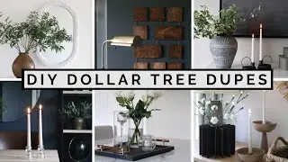 DOLLAR TREE VS  CRATE AND BARREL | *BRAND NEW* DIY DOLLAR TREE HIGH END DUPES ON A BUDGET