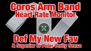 Coros Heart Rate Monitor Arm Band Accuracy Review, Final Review, vs Polar Verity Sense - WAY Better