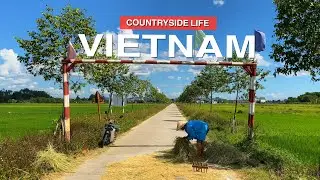 🚴 Vietnamese Countryside Life | Neighborhood Cycling Tour in Vietnam | Beautiful Mountain View