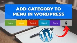 Add Category To Menu in WordPress 2020