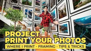 PRINT your PHOTOS on a budget 📸 XXL Tutorial | Jaworskyj