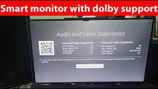 Smart monitor with dolby support