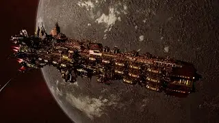 Adeptus Mechanicus vs Necrons - Skalgrim Mod - Massive Battle - Battlefleet Gothic Armada 2