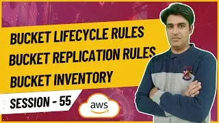 Session - 55 | AWS Simple Storage Service | S3 Bucket Management: Lifecycle, Replication & Inventory