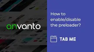 How to enable/disable the preloader? | TabMe app for Shopify