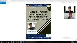 Day1 Python Hands on Workshop conducted at DYPSOE