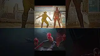 Deadpool & Wolverine vs Spiderman Trio #shorts