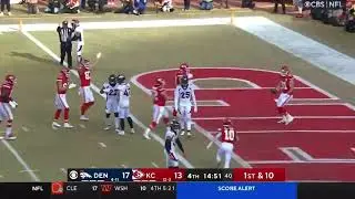 Patrick Mahomes 17 Yard Touchdown Pass to Blake Bell | Broncos vs Chiefs