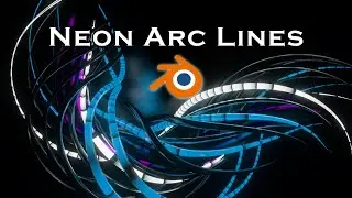 Abstract Neon Curves - Blender Tutorial