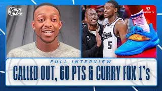 De'Aaron Fox on Coach Calling Out Players, 60-Point Game, & Curry Fox 1's Release!