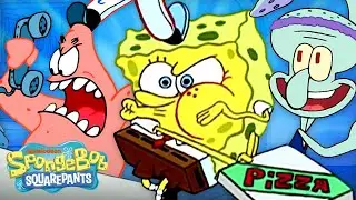 SpongeBob's CLASSIC EPISODE Marathon | 240 Minute Compilation | @SpongeBobOfficial