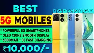 Top 5 Powerful 5G Smartphones Under 10000 in 2024 | BGMI Gaming Phones | Best 5g Phone Under 10000