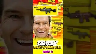 CRAZY M249 SQUAD.EXE in PUBG Mobile Part 3 #memes #pubgm #pubgmemes