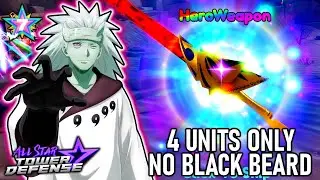 7 Star Madara DESTROYED Enuma Raid | 4 Units Gameplay | All Star Tower Defense Roblox