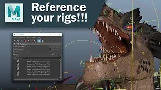 Why you should reference your rig before animating in Maya