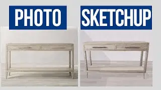 HOW TO: Sketchup Furniture Model from Photo