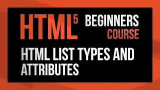 HTML Tutorial - Ordered list, Unordered list and HTML description lists