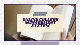 College Management System Project in PHP & MySQL