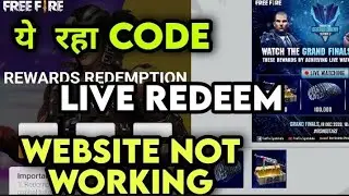 FFBA Redeem Code || Redeemption Problem || Website Not Work || timeout error || session expired