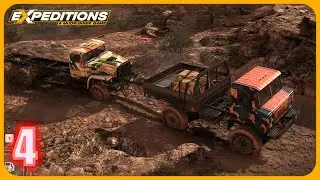 EXPEDITIONS A MudRunner Game Gameplay Part 4 (Heavy Shipping)