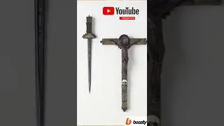 XVII в. Испанский стилет-распятие 1650 г. #история #средневековье