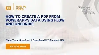 Create a PDF from PowerApps data using Flow and OneDrive