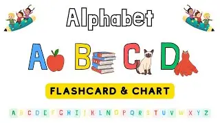 ABC For Kindergarten | The ABC Flashcards | Capital  Alphabet