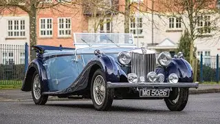 1937 MG SA 'Charlesworth' Open Tourer. British Motor Show Car
