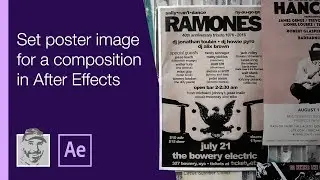 Set poster image for a composition in After Effects