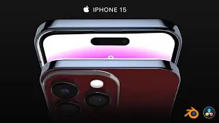 IPHONE 15 Pro Max  Intro | Created in Blender