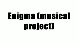 Enigma (musical project)