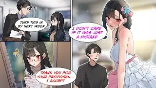 [Manga Dub] I accidentally handed the receptionist marriage papers and she took it as a proposal..!?