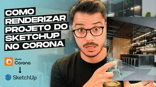 COMO RENDERIZAR PROJETO SKETCHUP NO CORONA RENDERER | 3DSMAX | ANDER ALENCAR