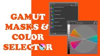 KRITA 5.1.5 - A full tutorial on GAMUT MASKS and COLOR SELECTOR_Use/Create/Edit/Duplicate & MORE! 😮