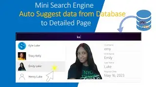 How to get  detailed information from auto suggested data from database using PHP & JavaScript