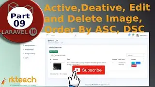 How to use the CURD option using Laravel Like Active, Deactivate, Delete Part-09