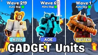 NEW GADGET UNITS vs ENDLESS MODE! (Toilet Tower Defense