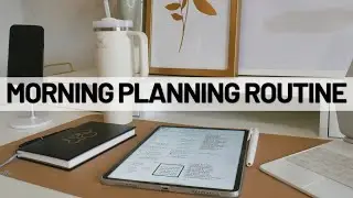 Morning Planning Routine | how I check in with my goals, finances, tasks and events each day ✍✨🖥