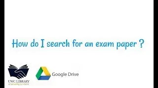 Past Exam Paper Repository - How to find a paper