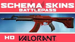 Schema VALORANT SKINS | Episode 4: Act 1 Battle Pass Skin Collection Showcase