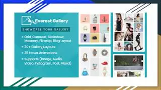 Everest Gallery - Best WordPress Gallery Plugin | Portfolio, Image, Video, Audio, Insta Post Gallery