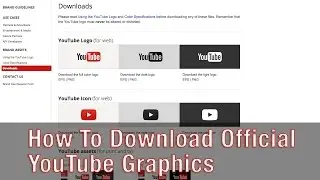 How To Download Official YouTube Graphics